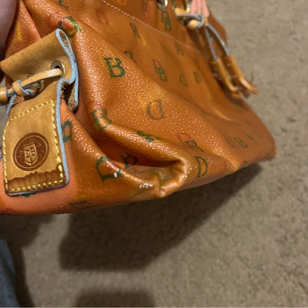 Dooney & Bourke Vintage Y2K Pink Leather Tote Bag - Picture 15 of 16